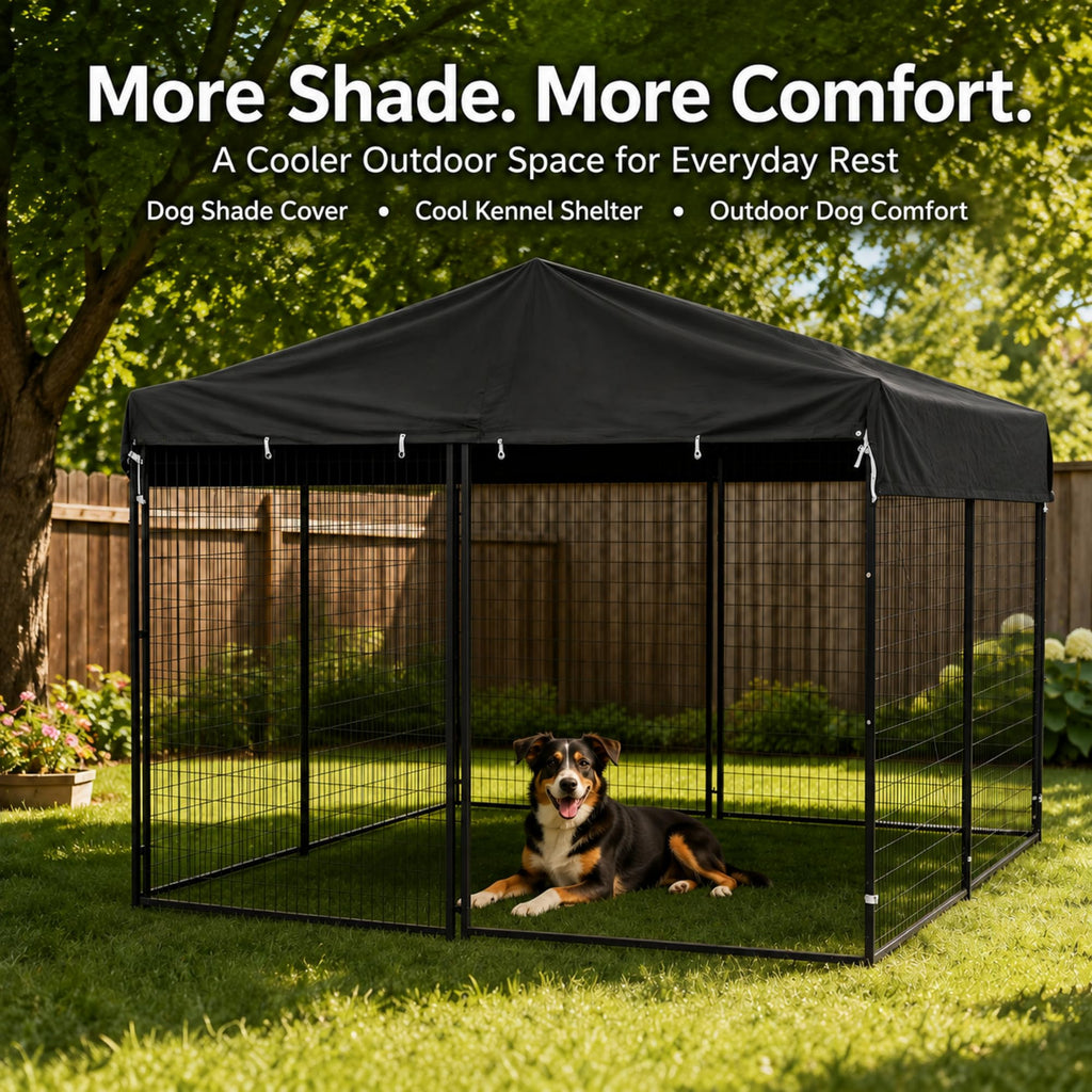 10x10 FT Heavy Duty Waterproof Dog Kennel Cover S368607
