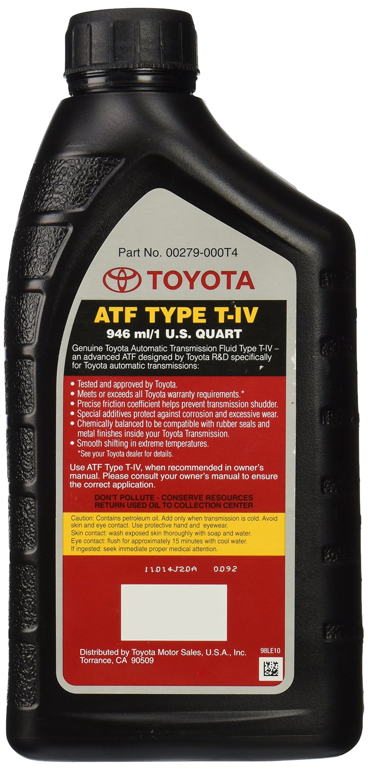 Black Automatic Transmission Fluid U485