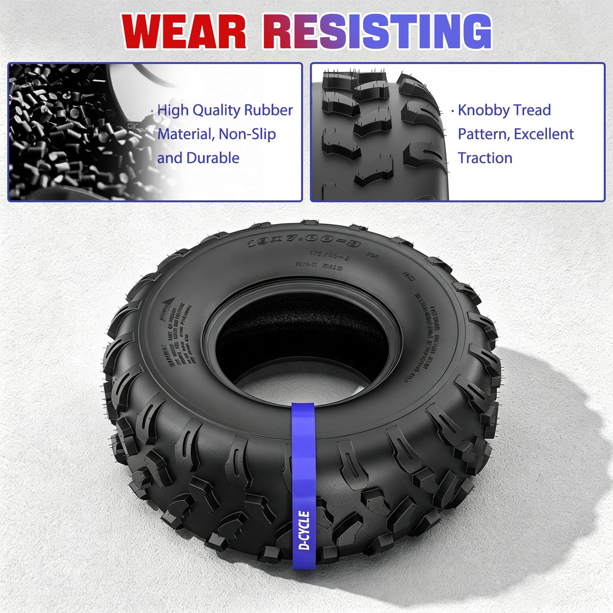 19x7-8 ATV UTV Tubeless All-Terrain Tire T796273