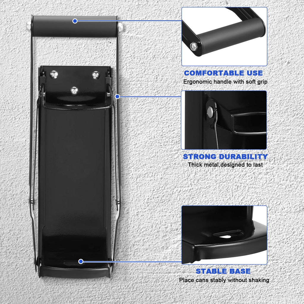 Wall Mounted Can Crusher with Folding Handle F3712