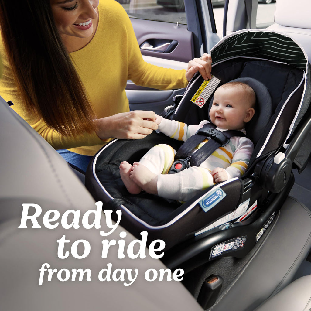 Lightweight Rear-Facing Infant Car Seat with Adjustable Base F8378