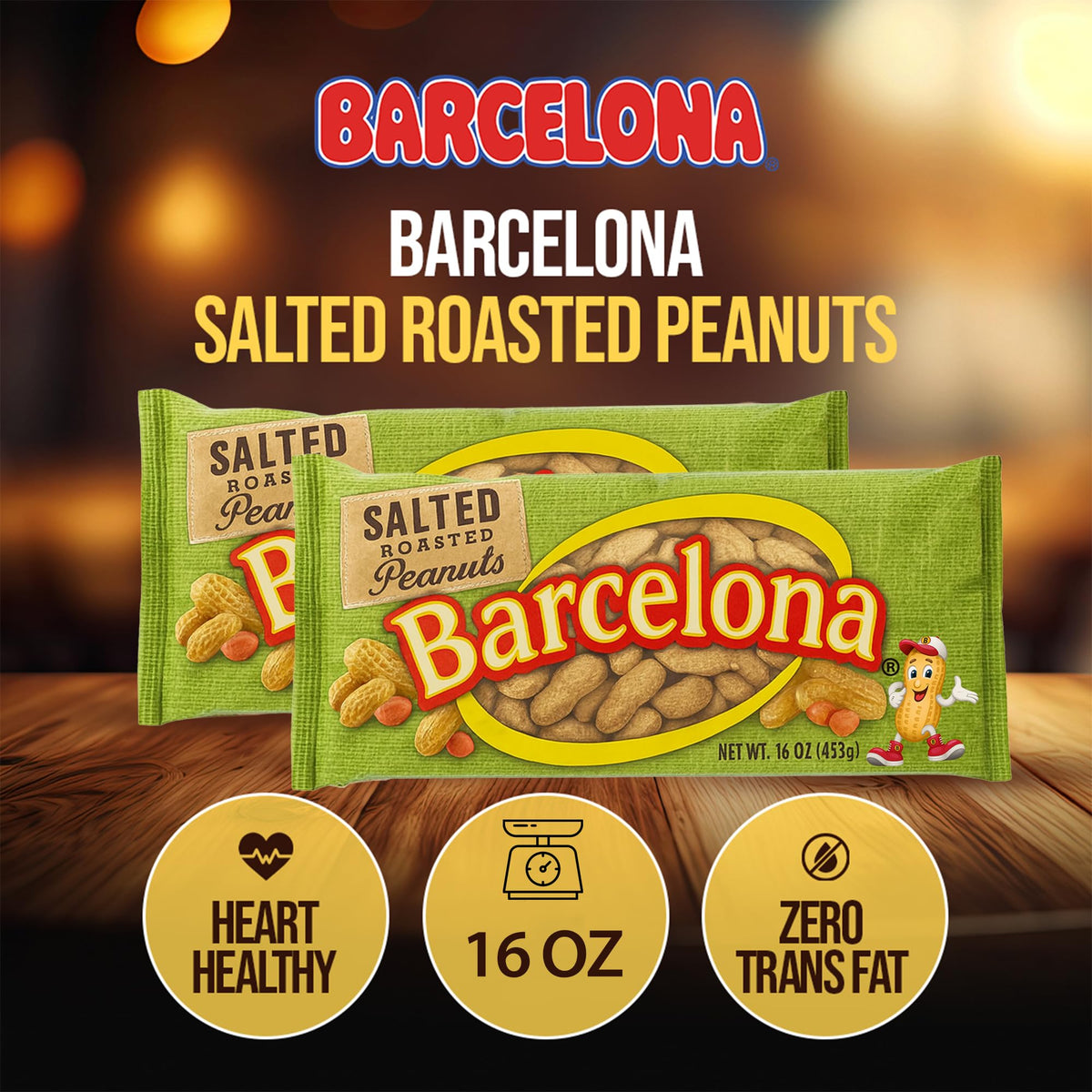 Salted Dry Roasted In Shell Peanuts 2 Pounds U2947