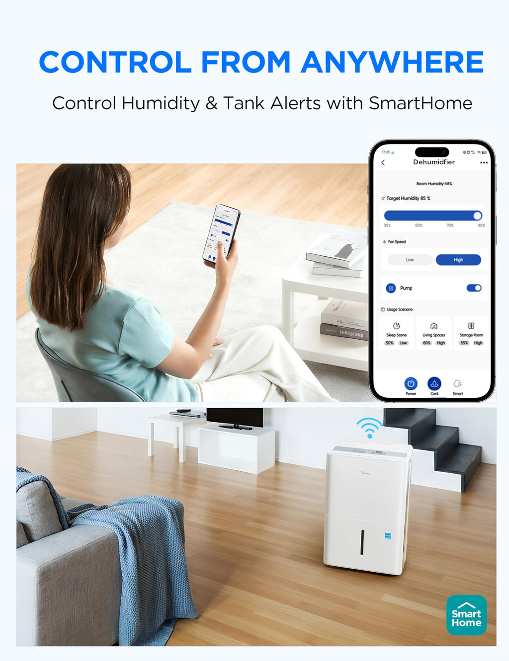 50 Pint Dehumidifier with Pump H6341