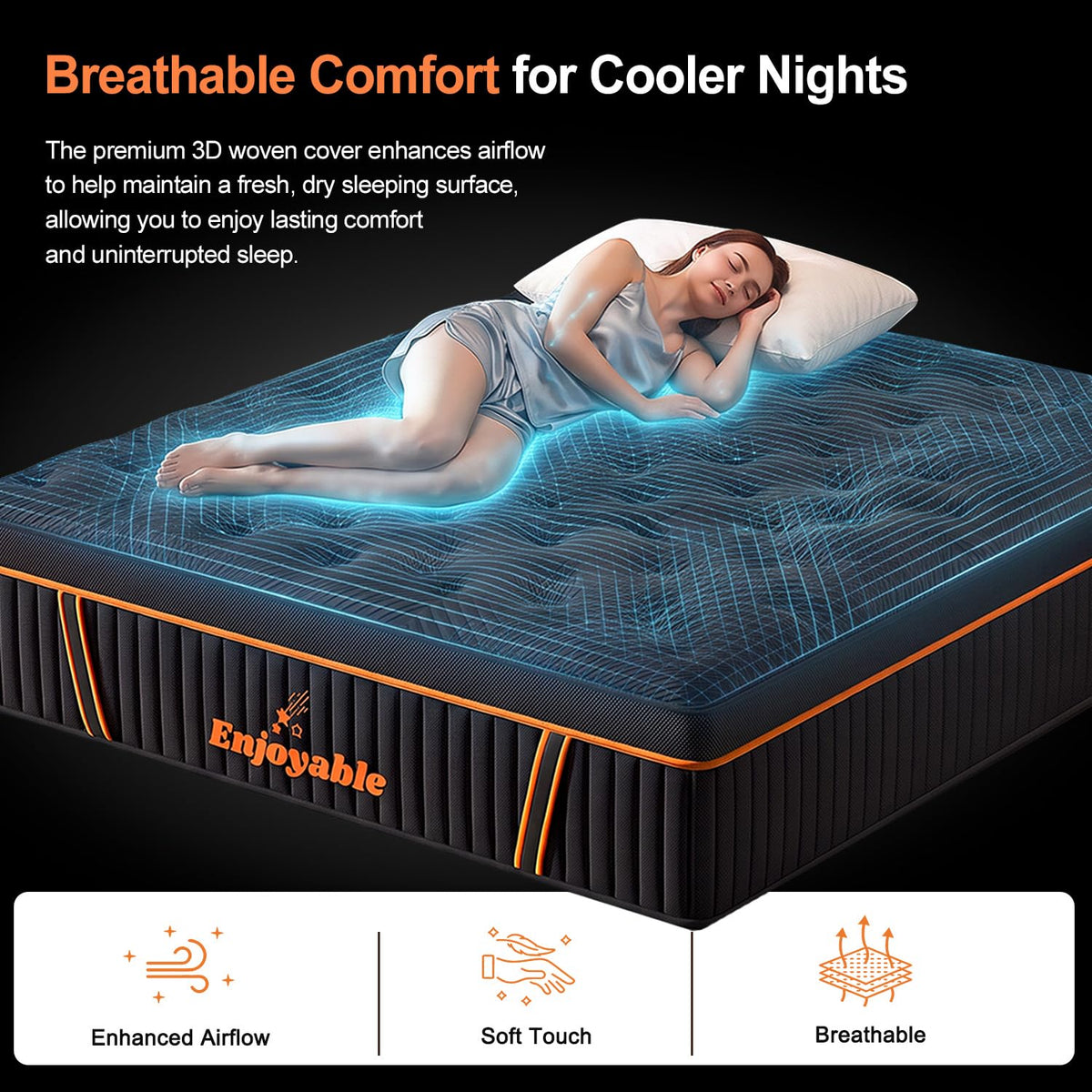 14 Inch Hybrid Full Size Mattress with Memory Foam & Pocket Springs N98636