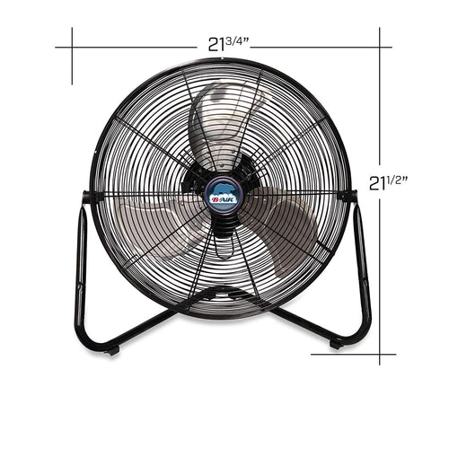 20" High Velocity Electric Floor Fan with 3-Speeds U8211