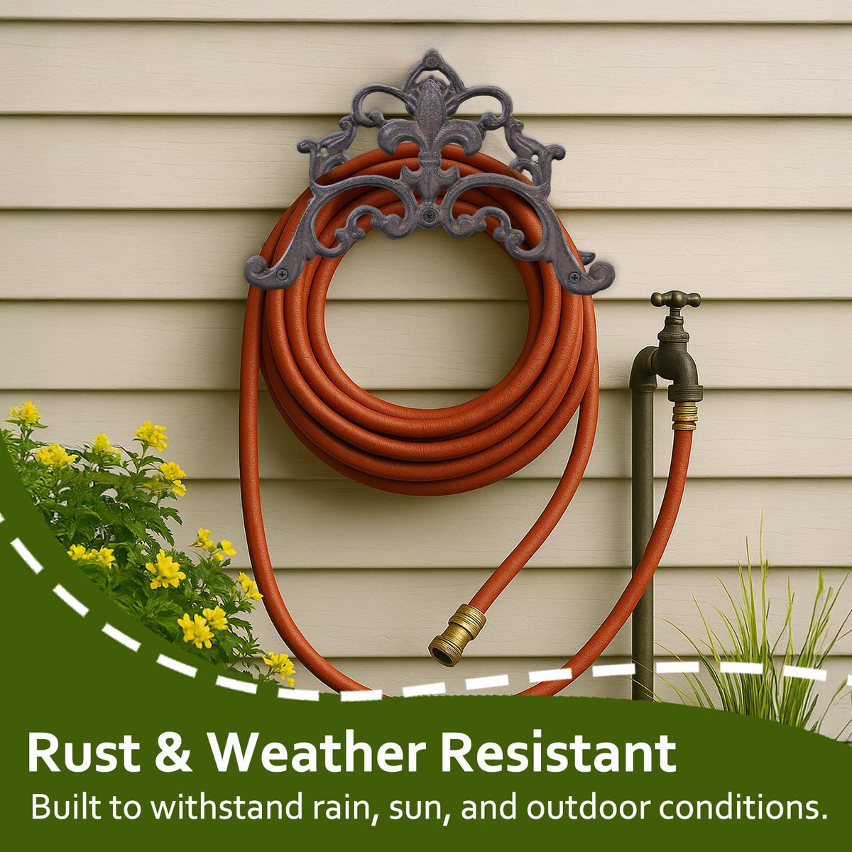 Cast Iron Wall Mount Hose Holder A519