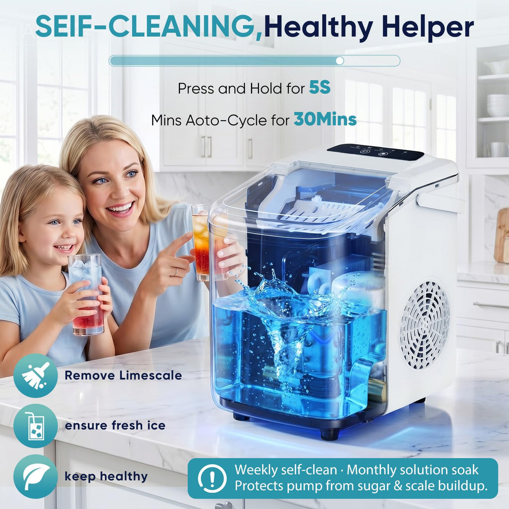 Countertop Ice Maker with Portable Handle S62265