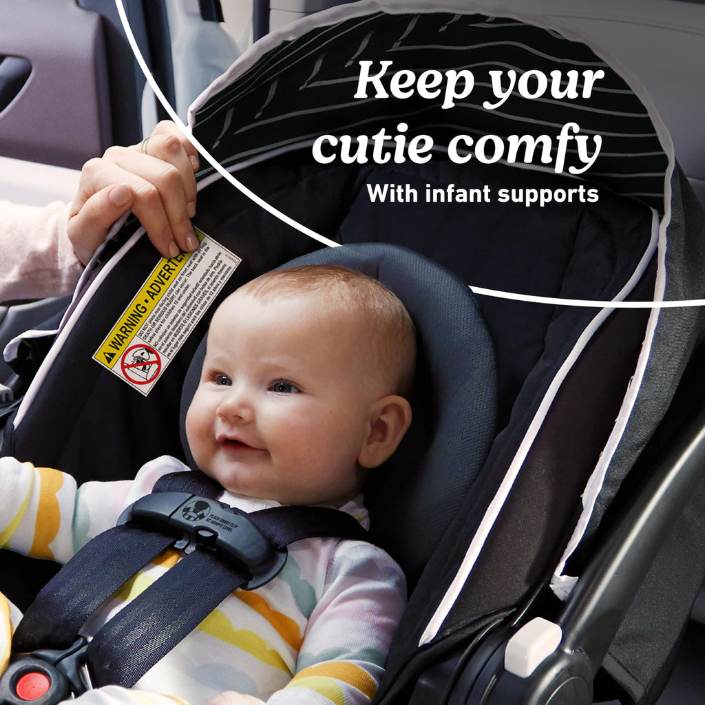 Lightweight Rear-Facing Infant Car Seat with Adjustable Base F8378