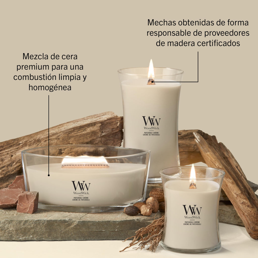 Scented Candle with Crackling Wick Up to 130 Hours H9403