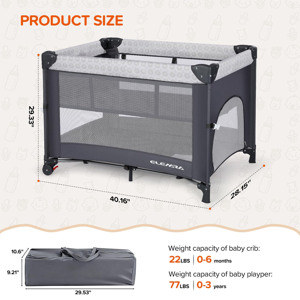3 in 1 Wide Baby Bassinet with Mattress O8912