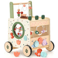 Wooden Baby Walker with Activity Center E45410