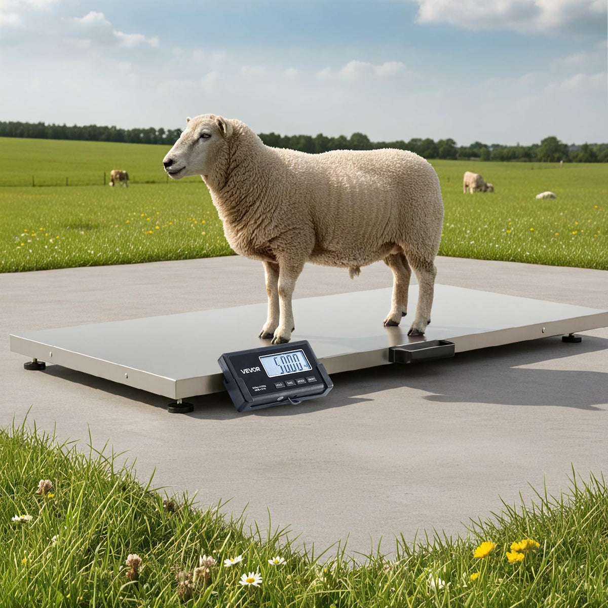 Digital Shipping Scale 660 lbs with LCD Display Y828444