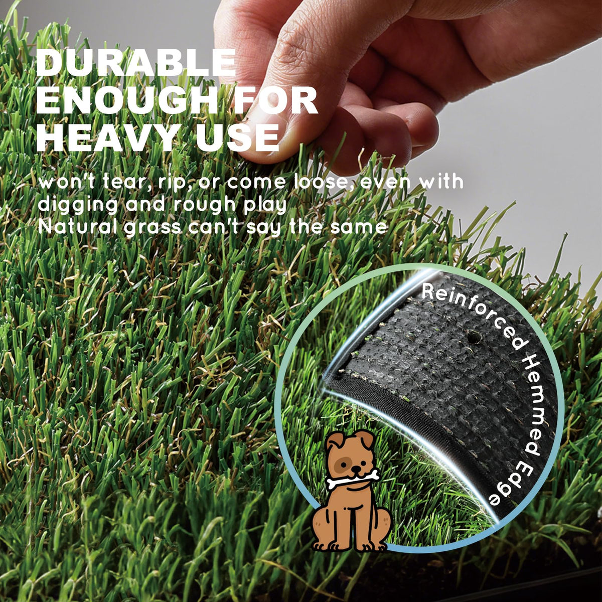 Dog Grass Pad with Tray E8431