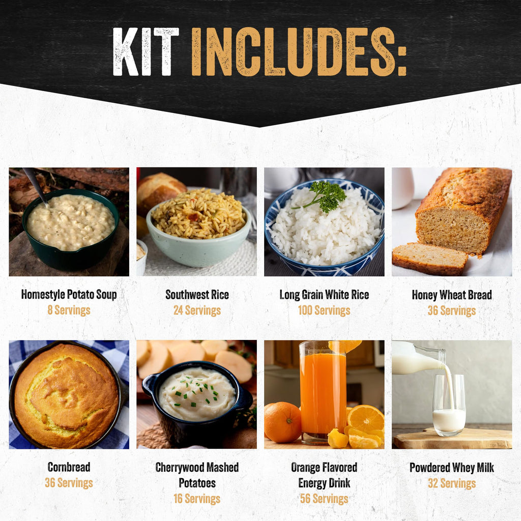 3-Month Emergency Food Supply 846 Servings Q3901