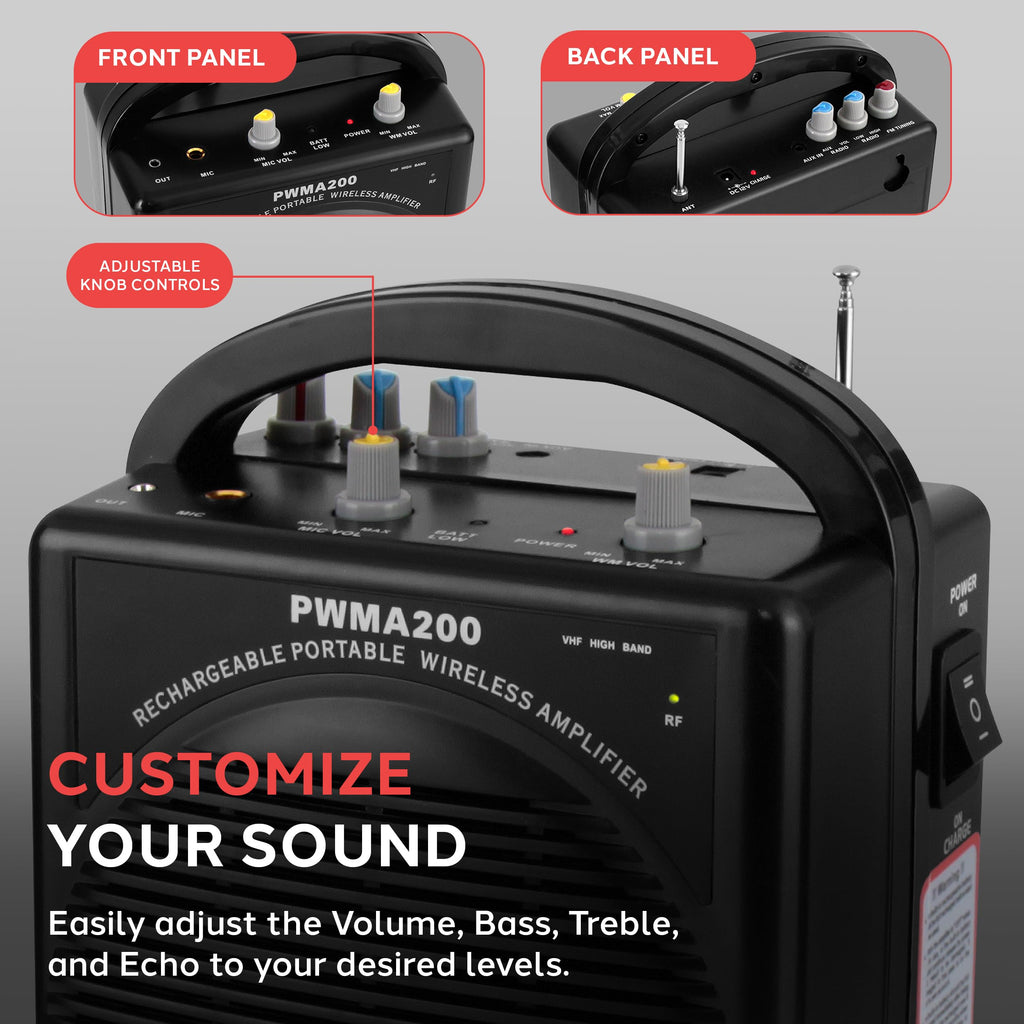 Portable PA Speaker & Microphone System I17696