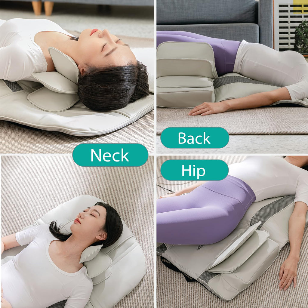 Full Body Stretching Massage Mat, 26 Air Cells, 7 Modes B403969