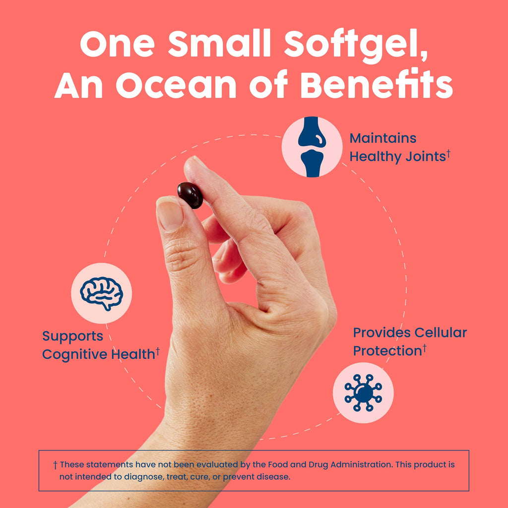 Antarctic Krill Oil 500mg Omega-3 60 Softgels P643676