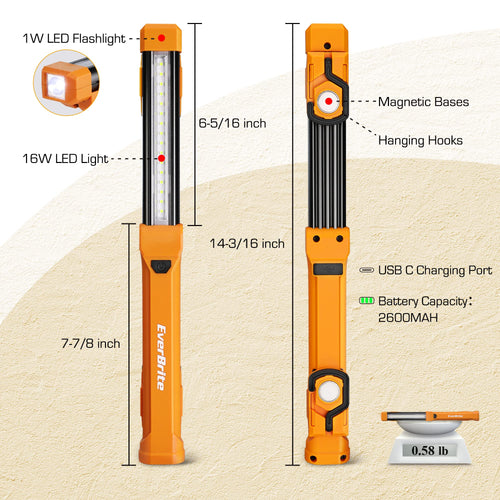 1000LM Rechargeable Magnetic Work Light N469