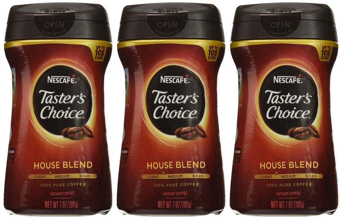 Instant Coffee 7 Ounce Canisters Pack of 3 Z94483