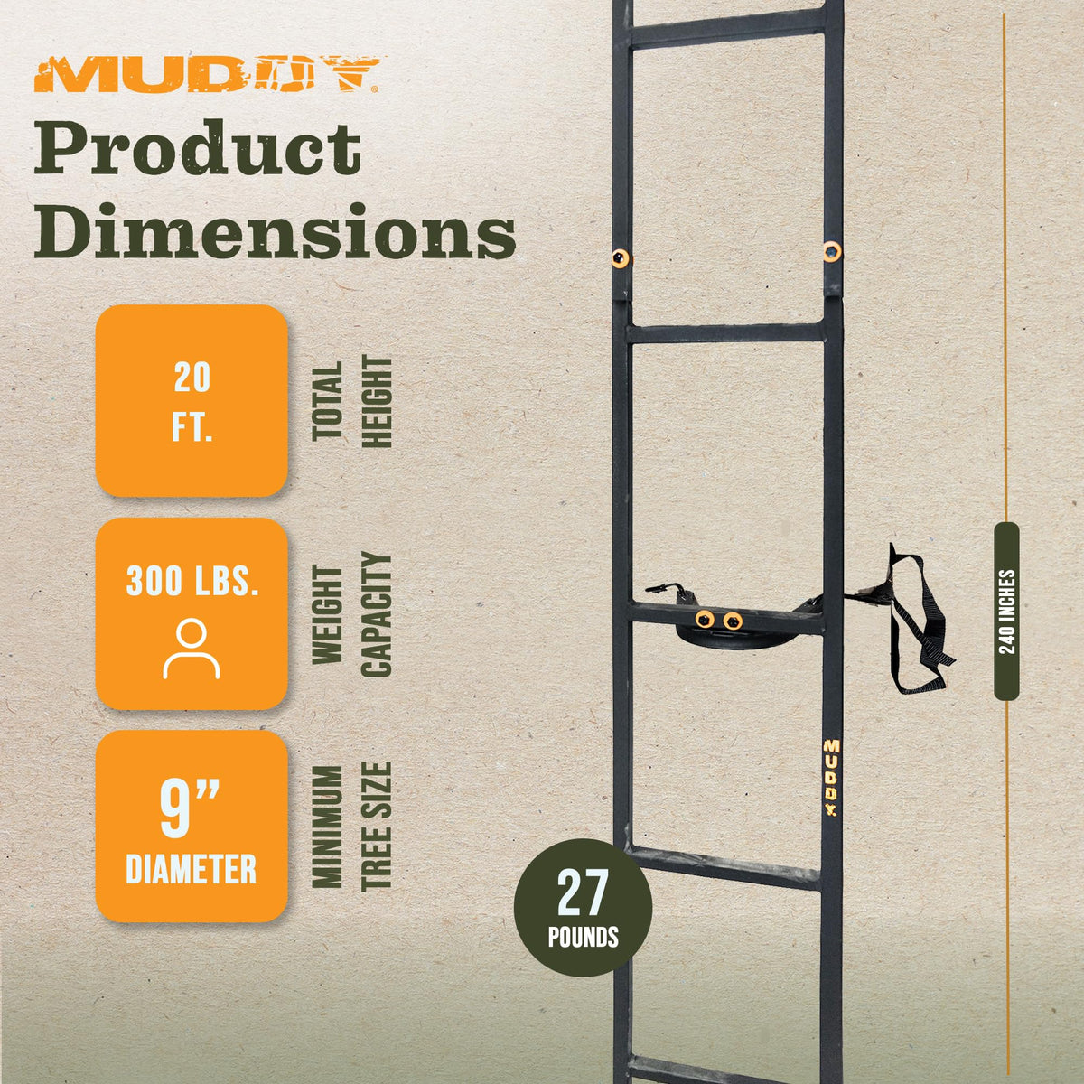 Hunting Climbing Gear for Tree Stands S3361