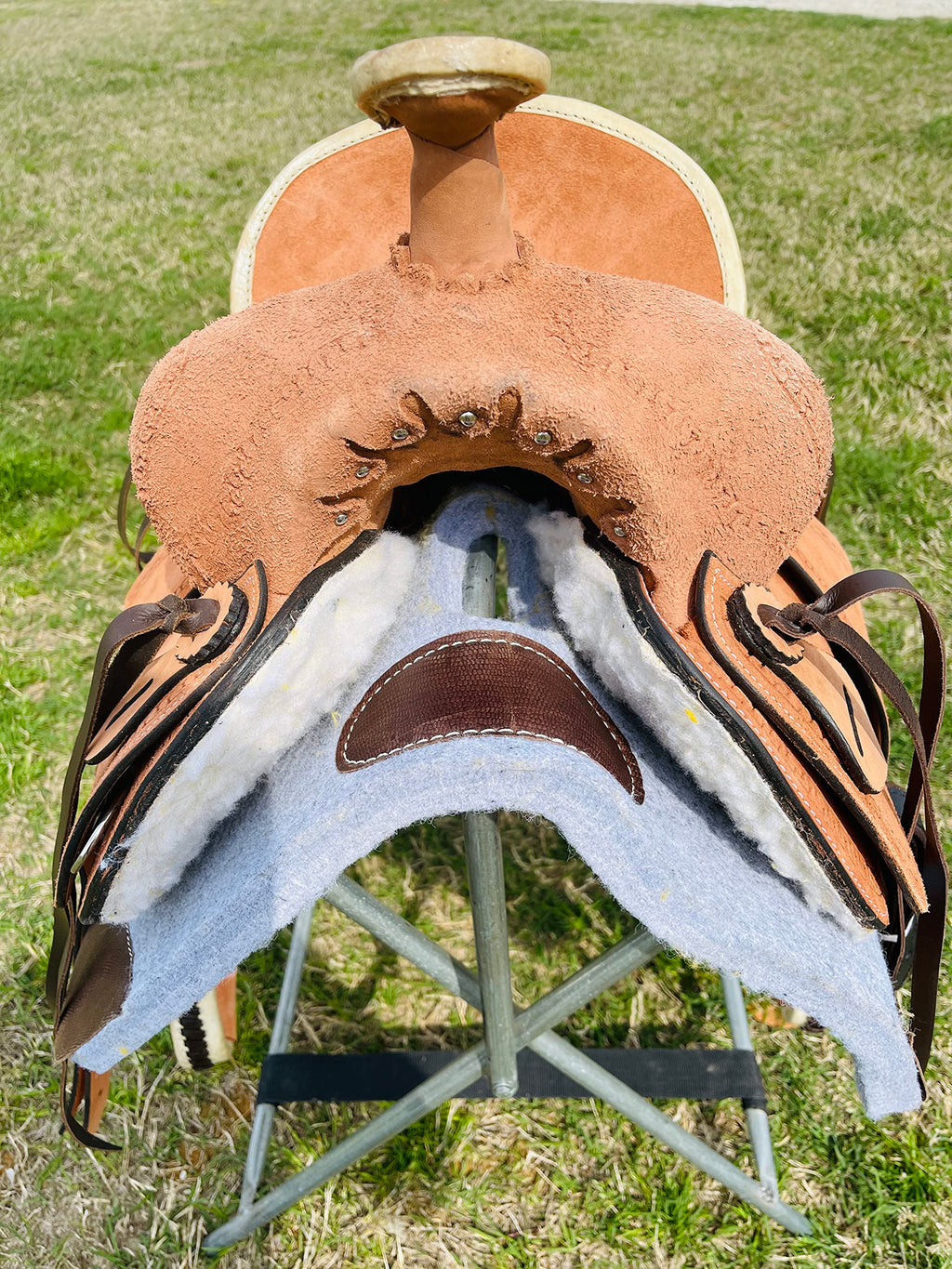 Genuine Leather Western Youth Saddle A3306