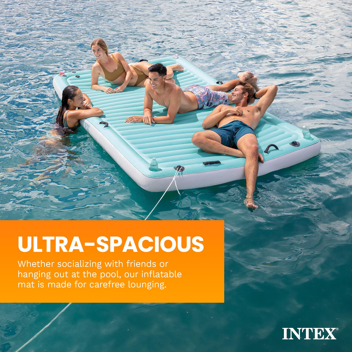 Inflatable Floating Water Lounge Mat X559