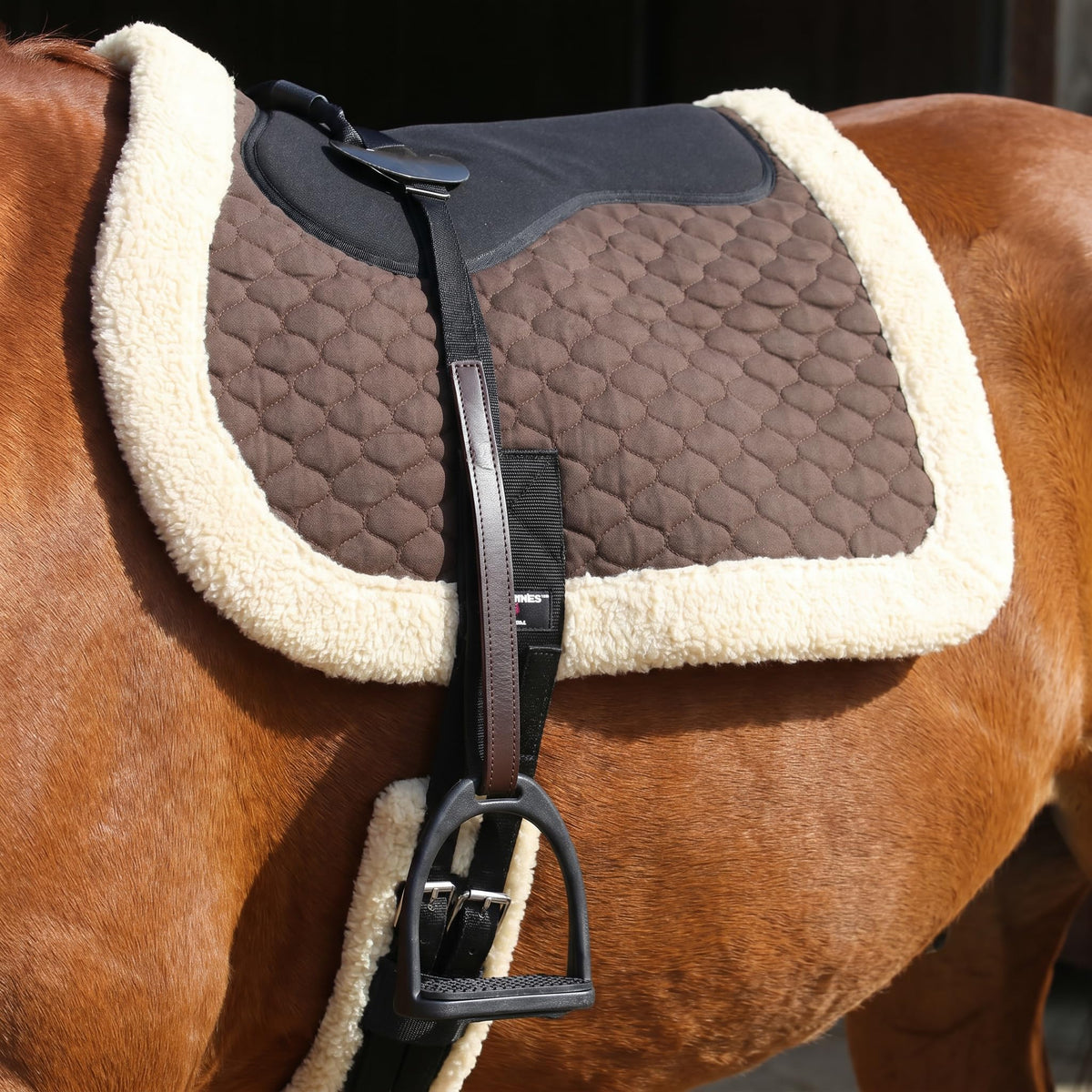 Black Quilted Bareback Pad A386832