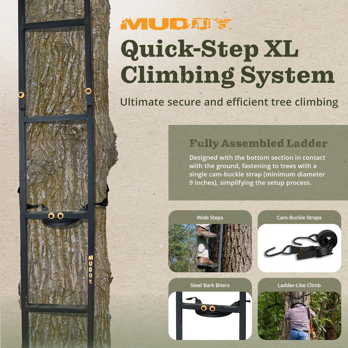 Hunting Climbing Gear for Tree Stands S3361