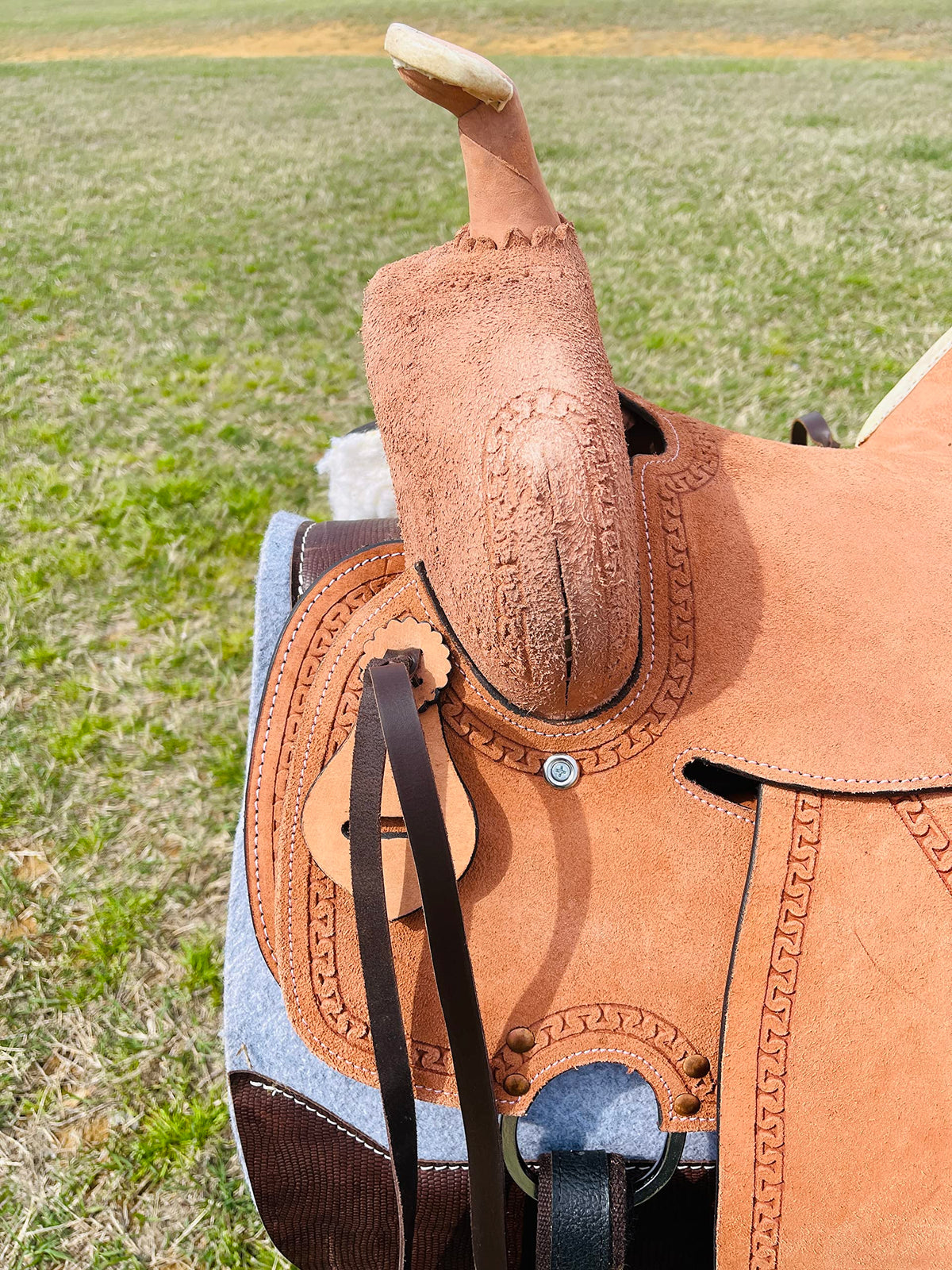 Genuine Leather Western Youth Saddle A3306
