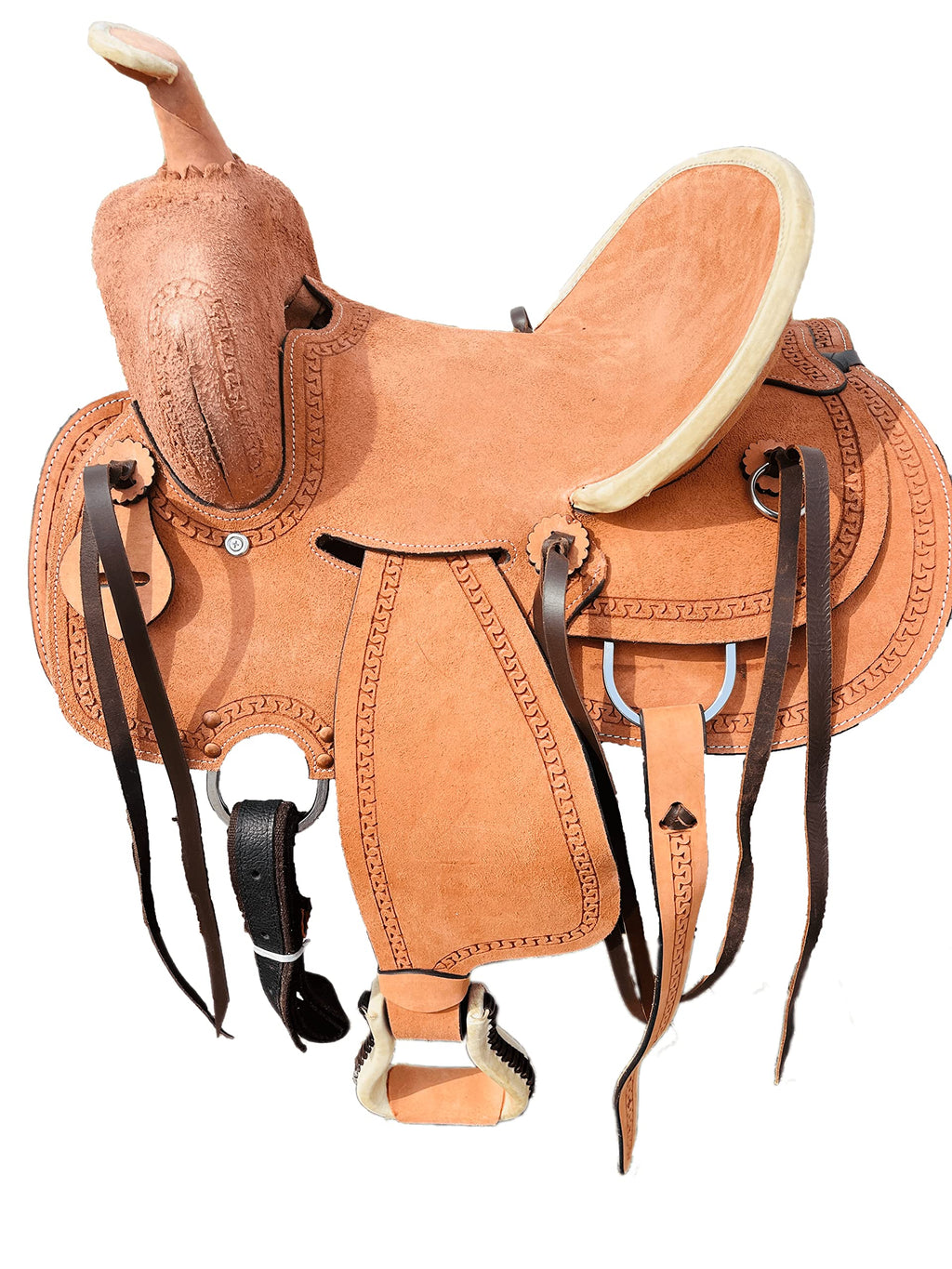Genuine Leather Western Youth Saddle A3306
