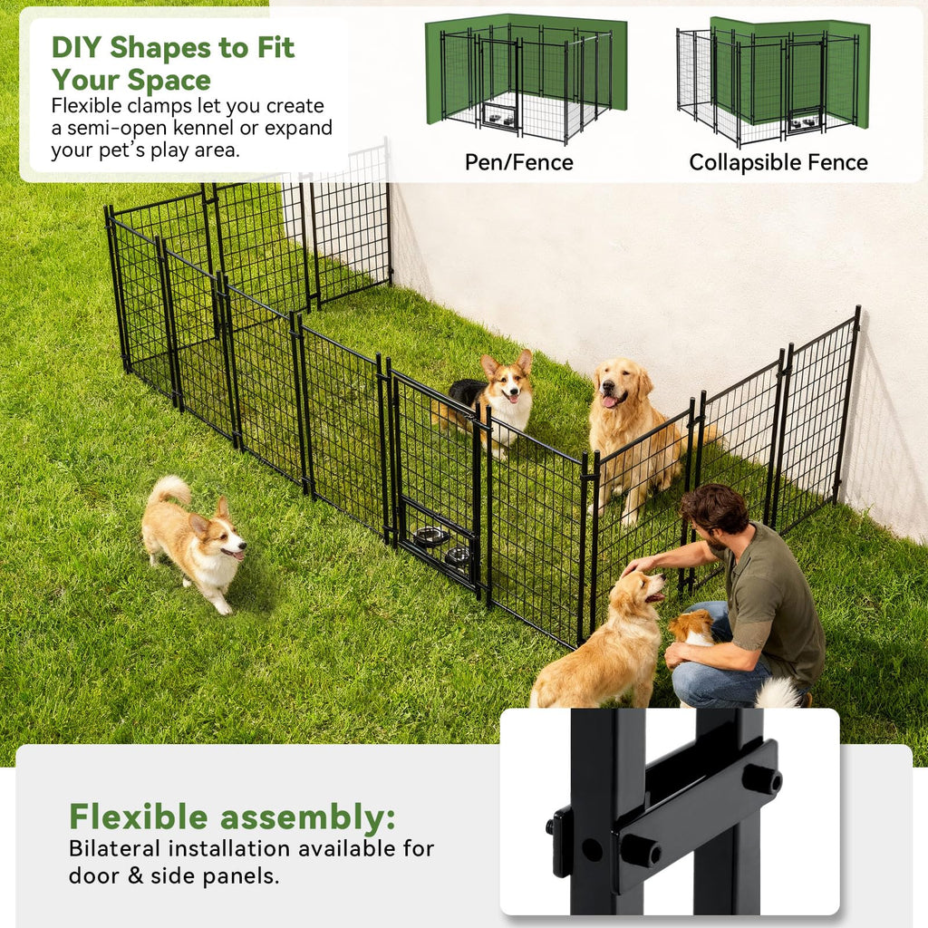 8x4x5FT Outdoor Dog Kennel T291135