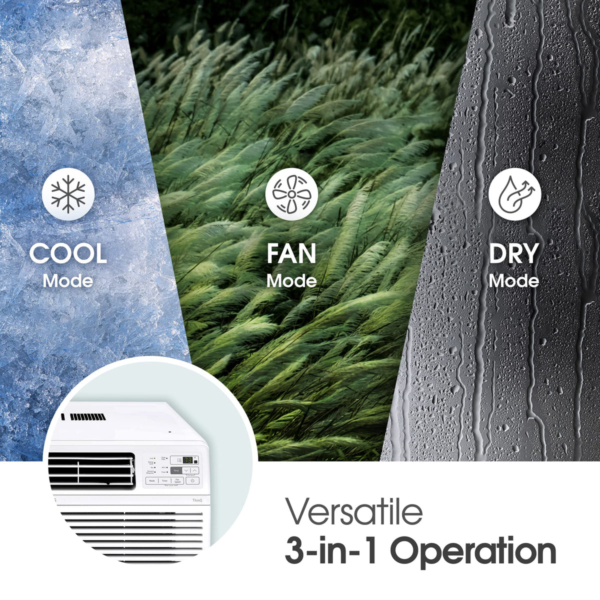 14000 BTU WiFi Enabled Window Air Conditioner White Q971954