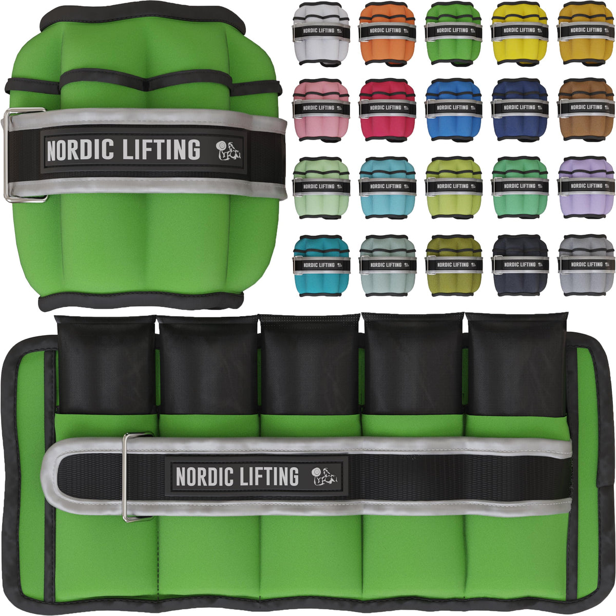 Adjustable 5lb Ankle Weights (1 Pair) E734484